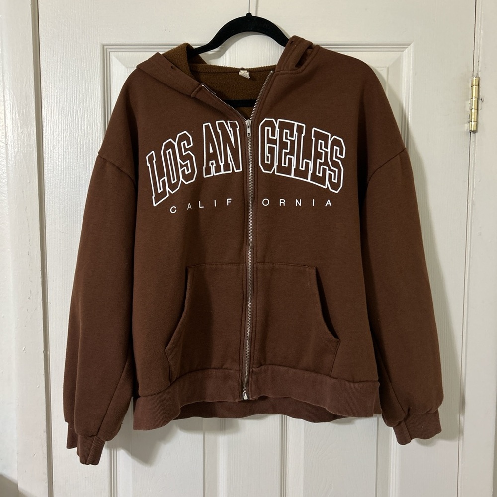 Amazon Brown Hoodie Jacket